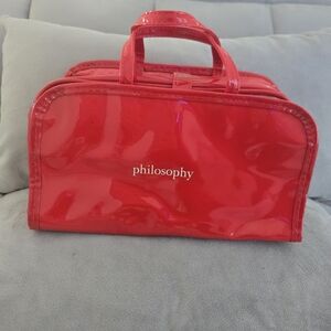 Philosophy Glossy Red Handbag Candy Cane Set
